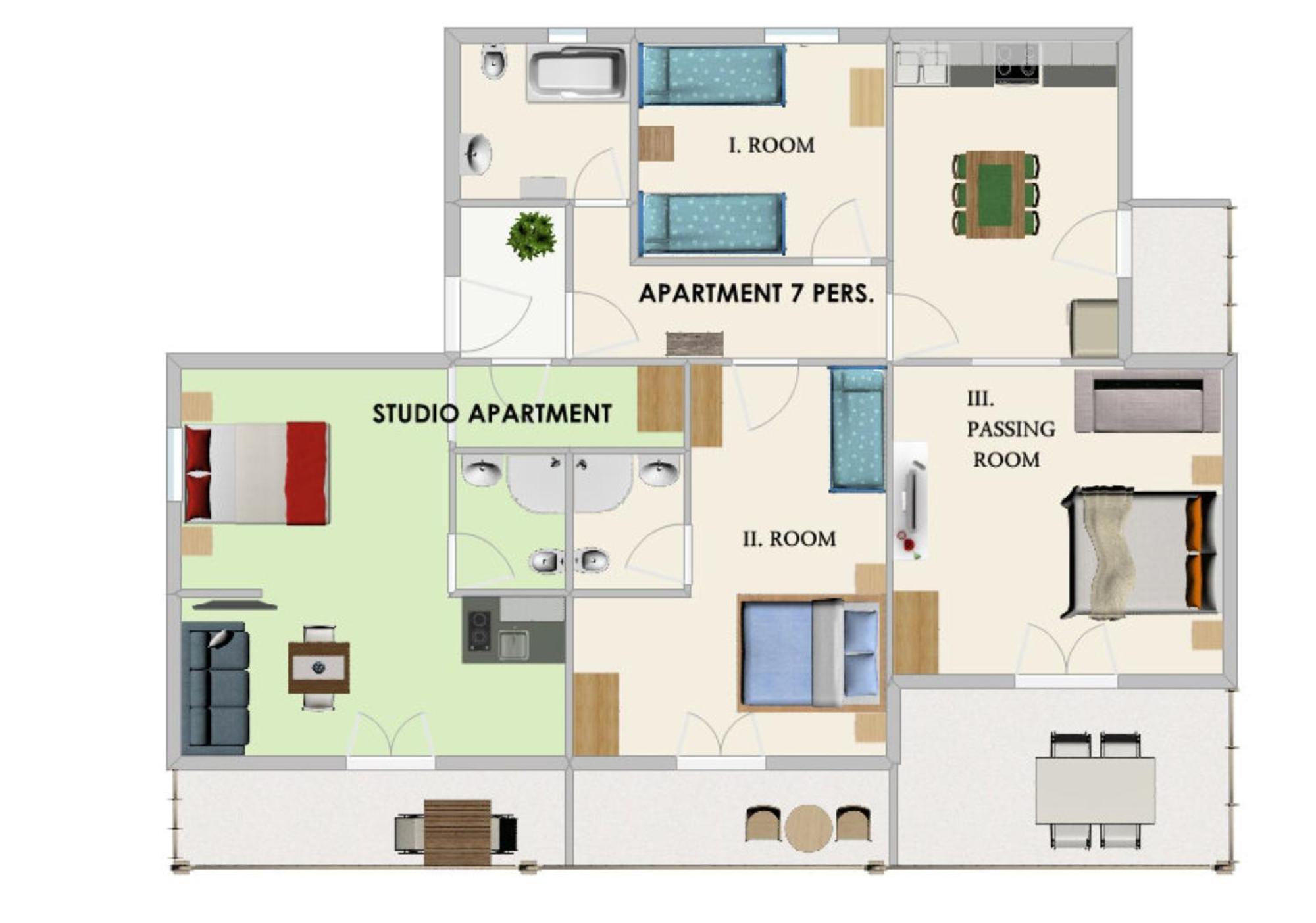 Apartments Boa Слатине Экстерьер фото